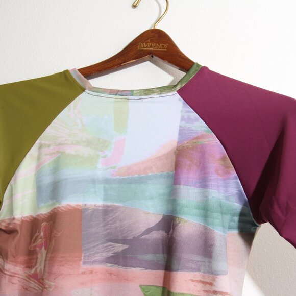 Seea Doheny Rashguard Ryde Long Sleeve Swim Surf Shirt UPF Colorblock Sz Medium - Picture 4 of 10